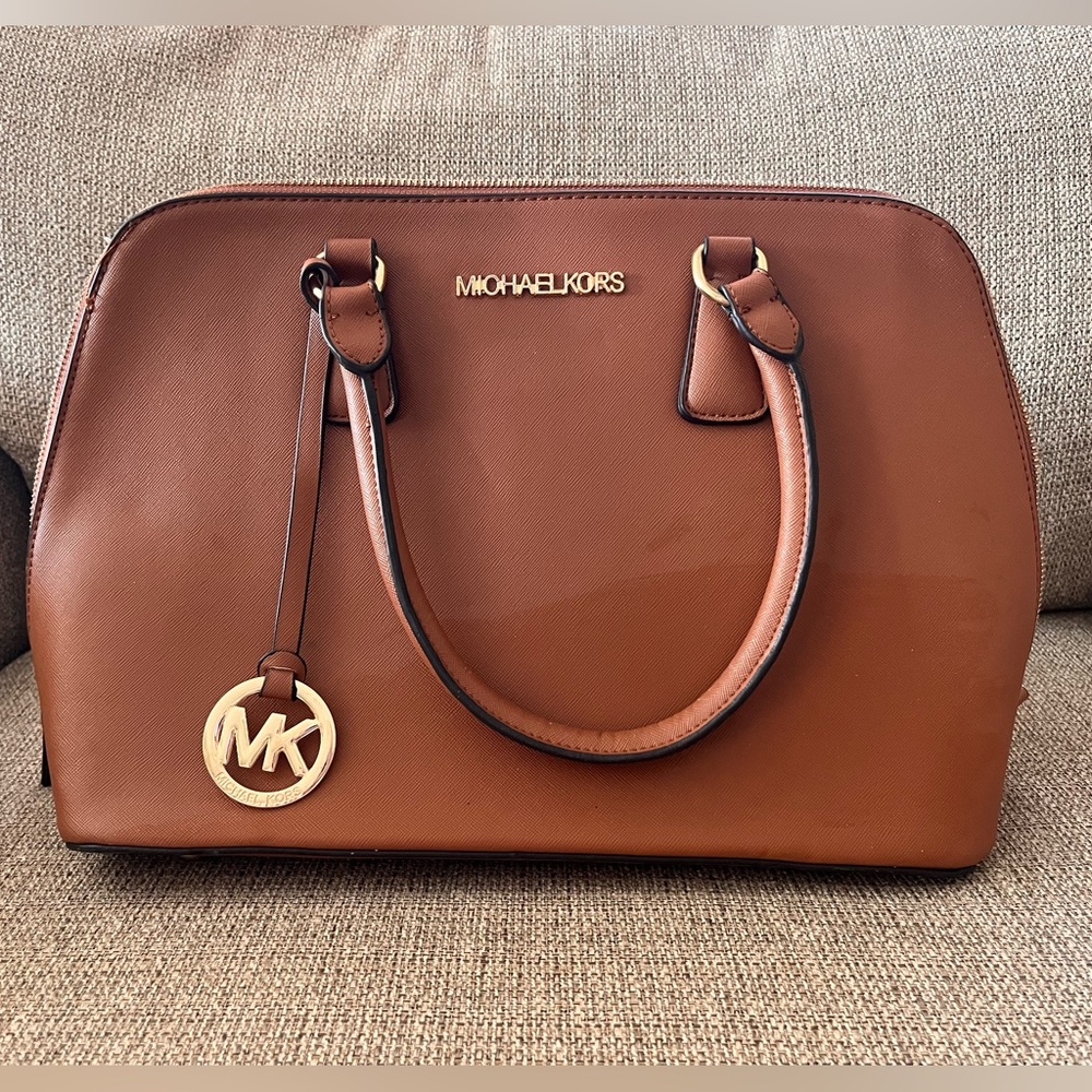 Michael Kors Tan Leather Satchel